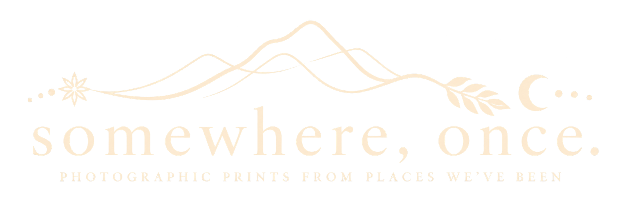 Somewhere, Once. Photographic prints from places we've been